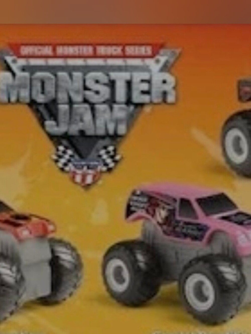 New 2008 BURGER KING MONSTER JAM KIDS MEAL TOY TRUCKS Scarlett Bandnit